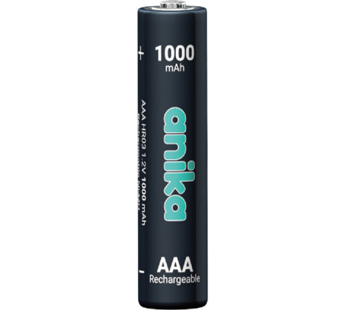 Батарейка перезаряжаемая AAA Anika HR03 1000mAh x2